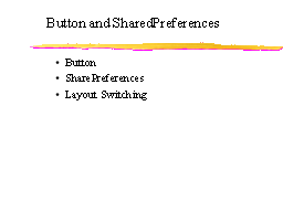Button and SharedPreferences