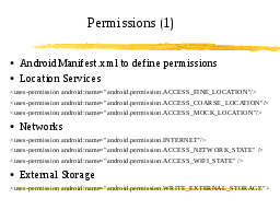 Permissions (1)