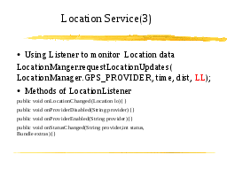 Location Service(3)